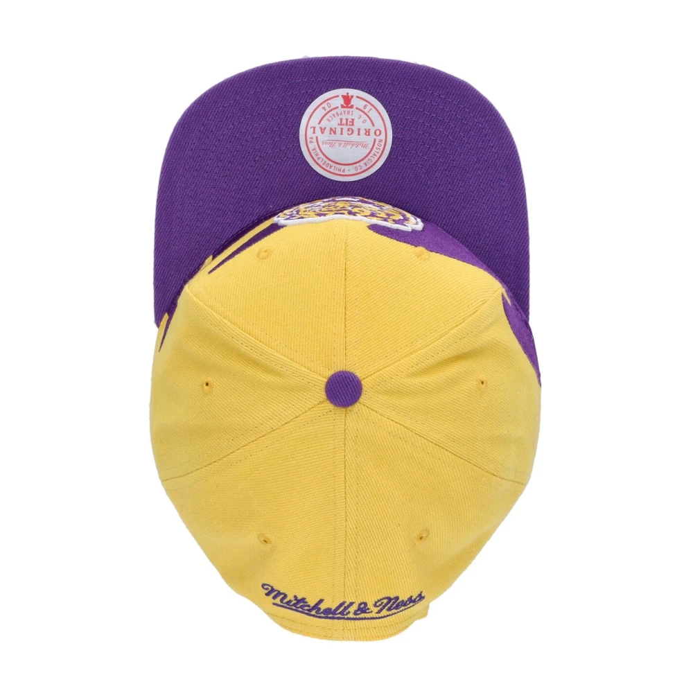 Mitchell & Ness LSU Tigers Basketball Cap Snapback Yellow Heren