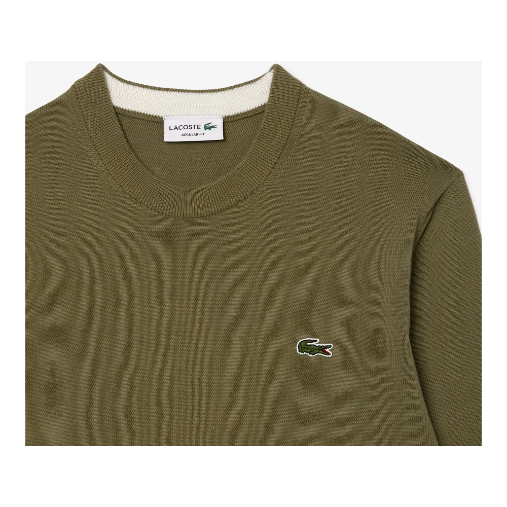 Lacoste Heren Crewneck Logo Pullover Green Heren