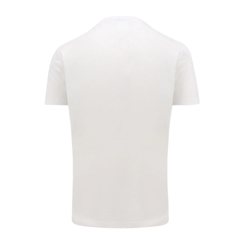 Dsquared2 Wit Crew-neck T-Shirt White Heren