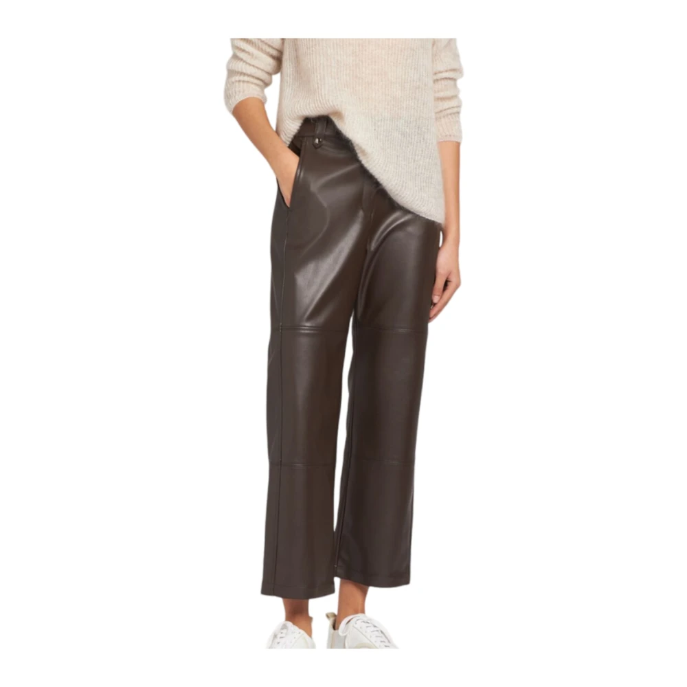 Max Mara Bruine Struisvogelbroek Brown Dames