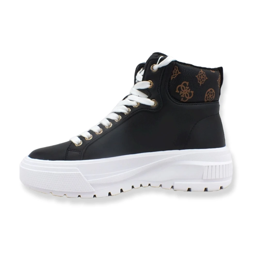 Guess Earla2 Platform Sneaker Dames Schoenen Zwart