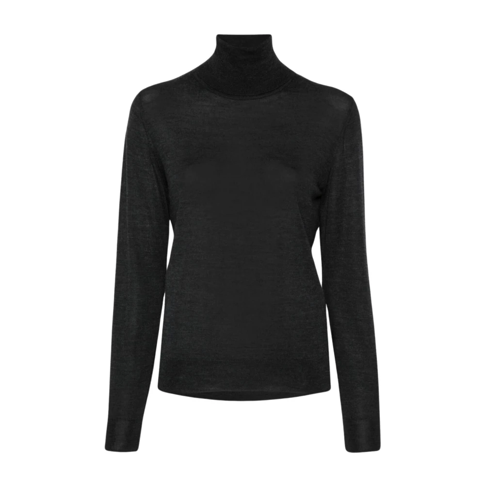 P.a.r.o.s.h. Antraciet Gebreide Top Black Dames