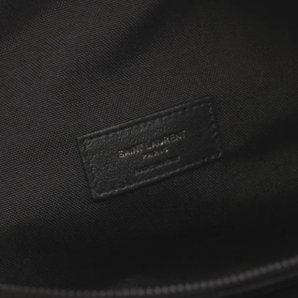 Yves Saint Laurent Vintage Pre-owned Nylon crossbody-bags Black Dames