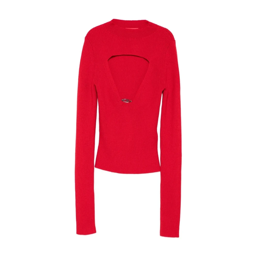 Diesel Women's Red M-Olina Maglia