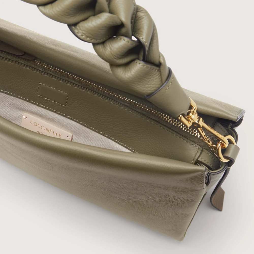 Coccinelle Leren Handtas Stijlvol en Lichtgewicht Green Dames