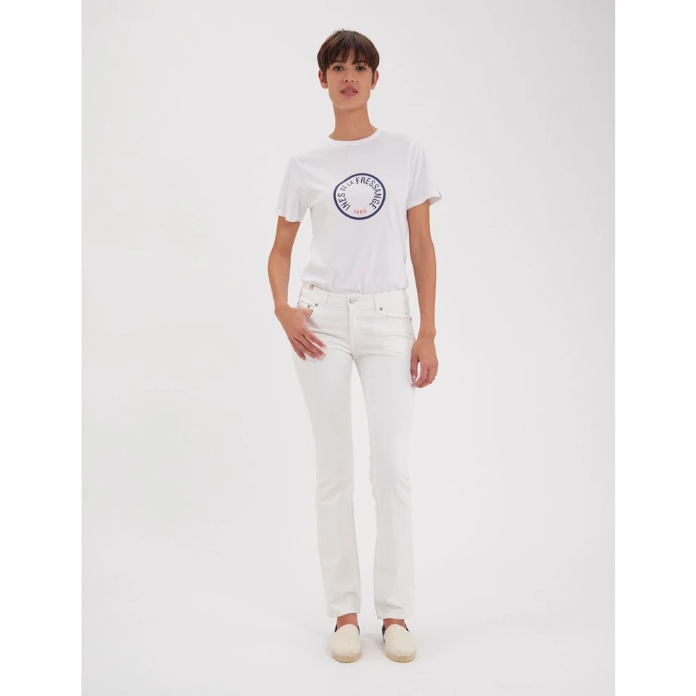 Ines De La Fressange Paris Anemone jeans in wit katoen x Notify White Dames