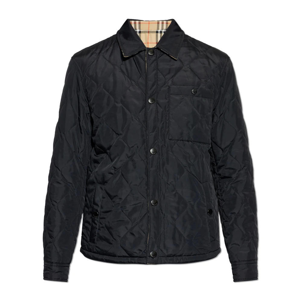 Burberry Uomo Nero - Brighton Reversible Jacket - Jackets - M - Immagine 2