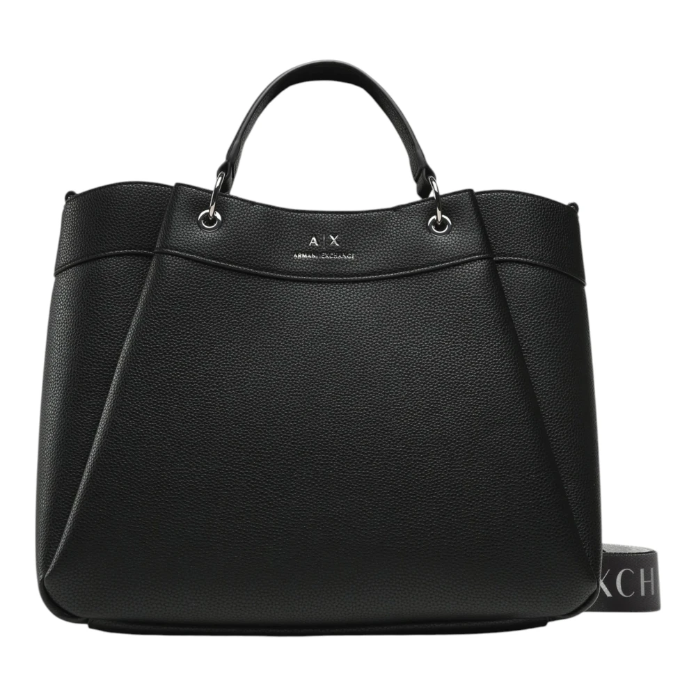 Armani Exchange - Große Shopper-Tasche - Bags - Damen - Schwarzk - One Size - Bild 3