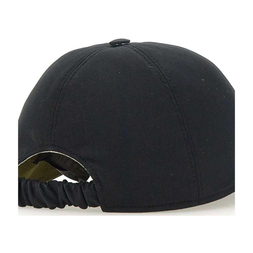 Premiata Zwarte Katoenen Baseballpet met Borduursel Black Heren