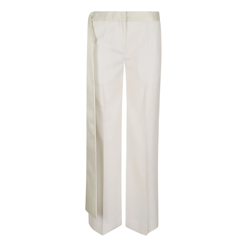 Victoria Beckham Witte elegante broek White Dames