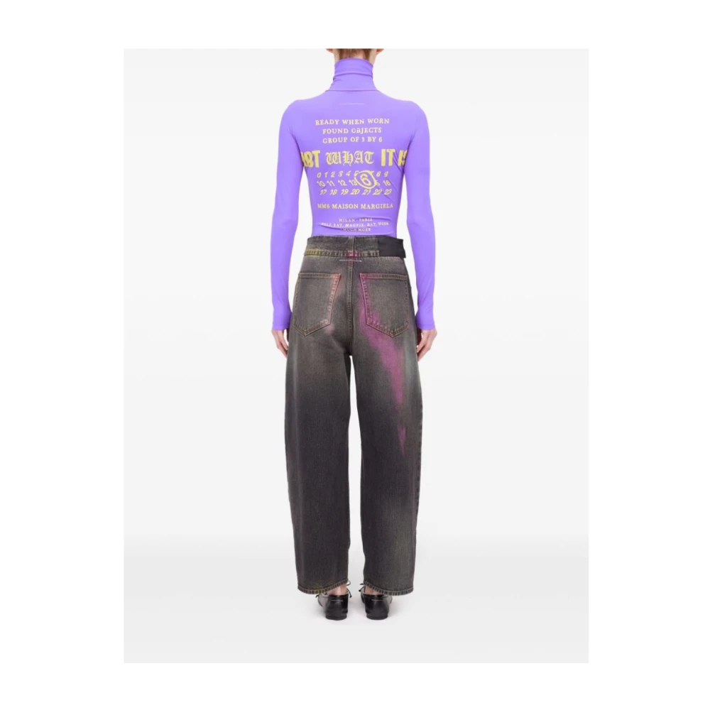 MM6 Maison Margiela 5 Zakken Broek Black Dames