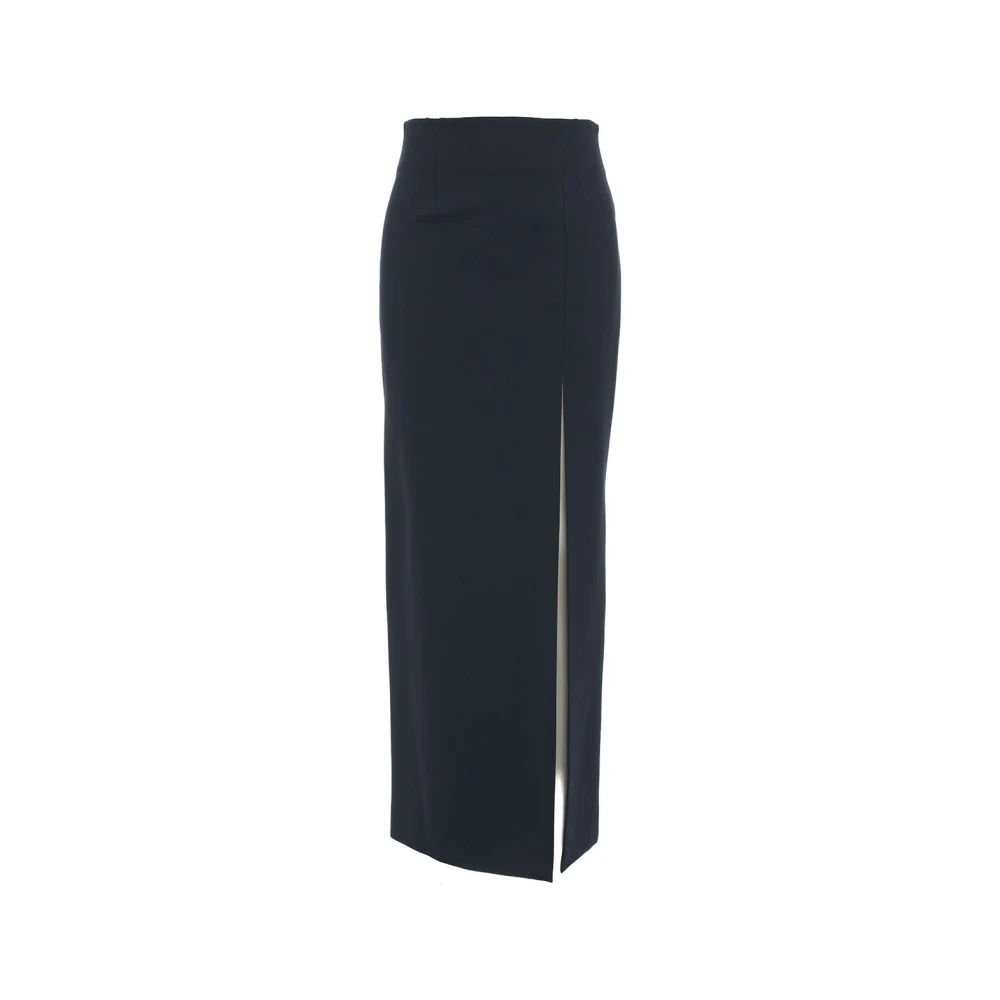 Gender Hoge Taille Maxi Rok met Zijrits Blue Dames
