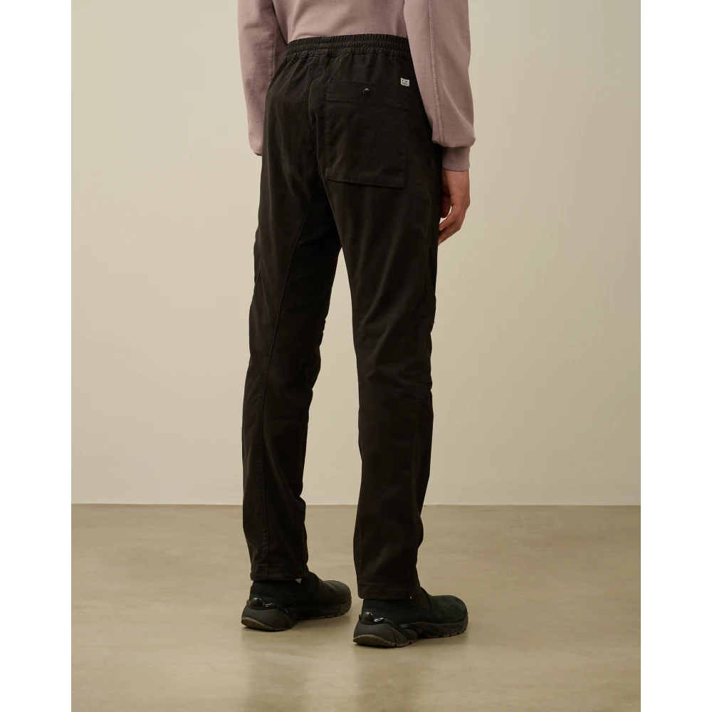 C.P. Company Cargo Broek in Zwart Katoenmix Black Heren