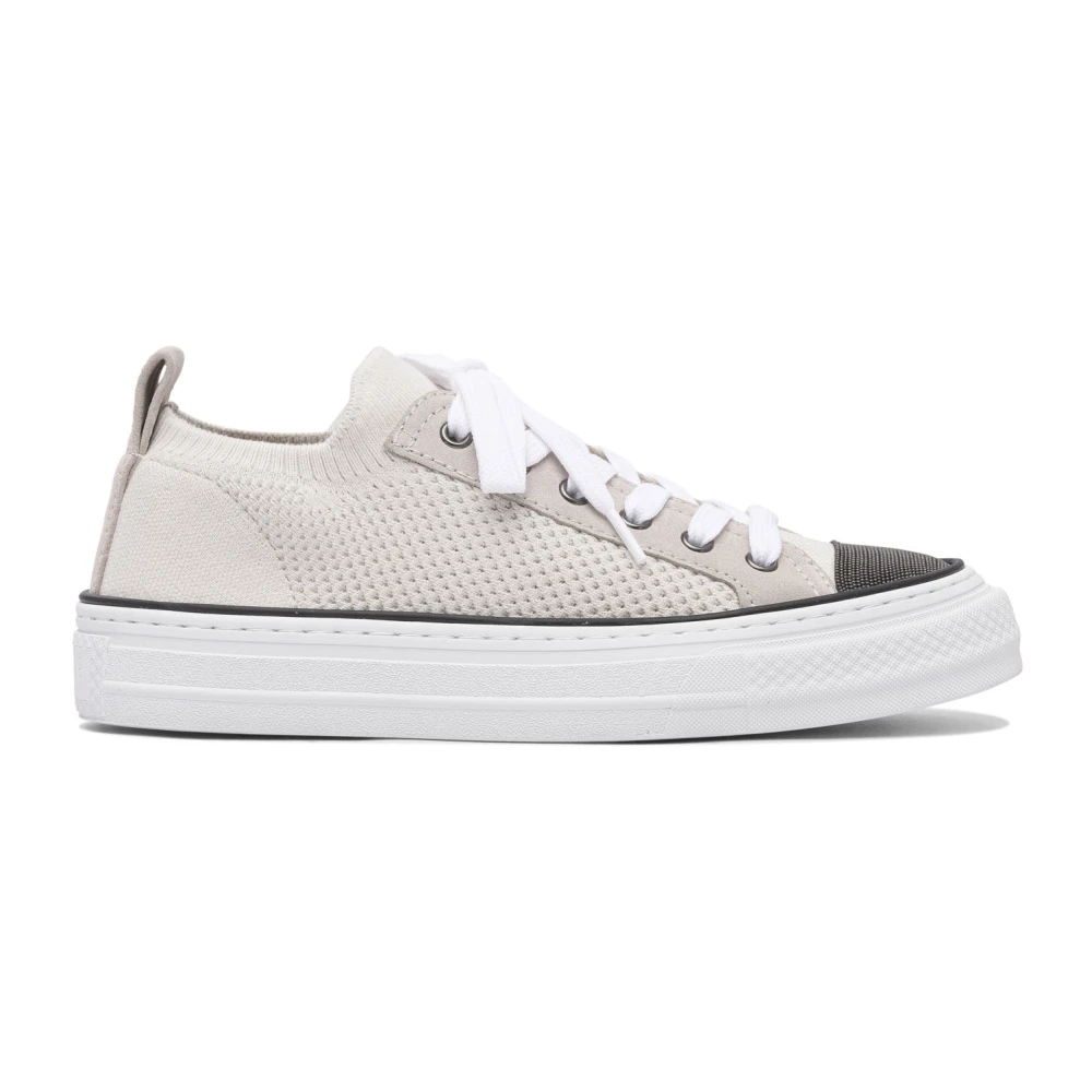 Brunello Cucinelli Sneakers voor Vrouwen Dames Schoenen Beige