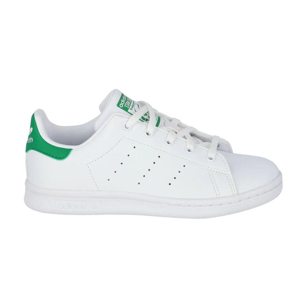 Adidas Girls White Kids Sneakers, 30 Eu, Junior Green Trainers