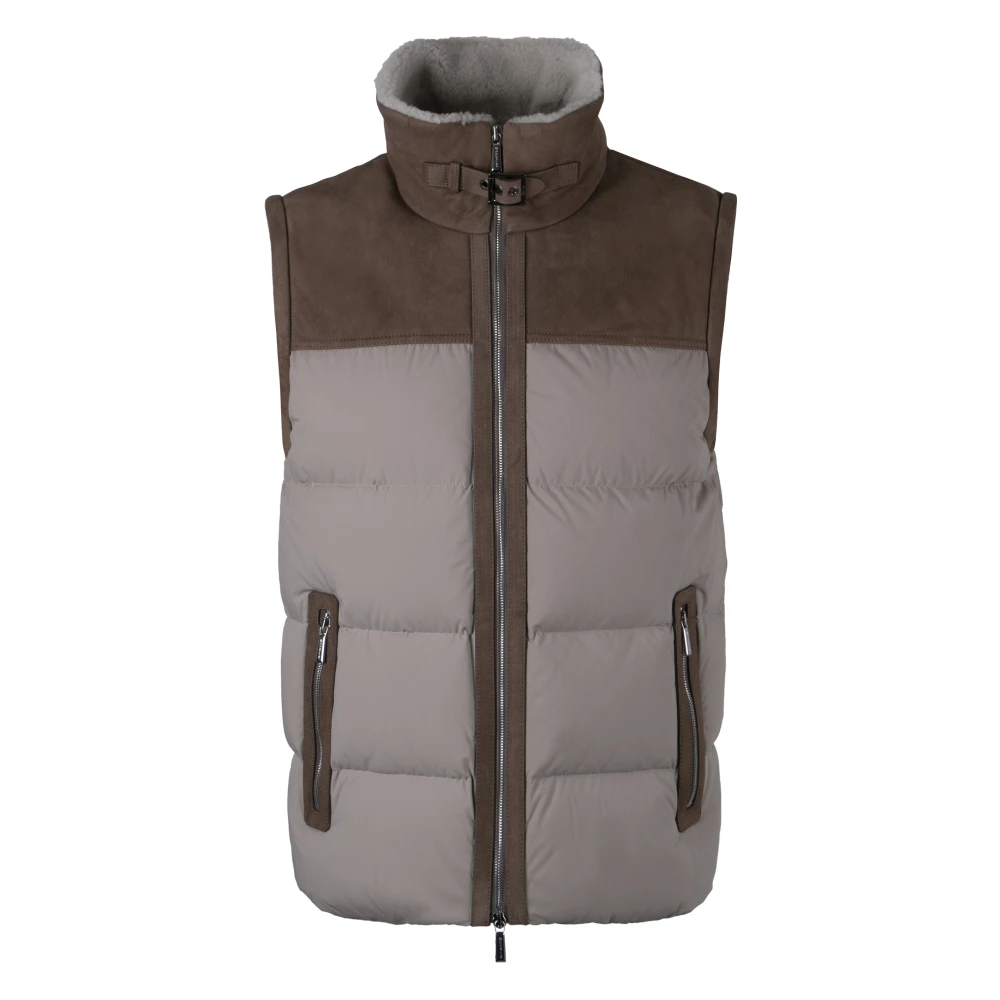 Moorer - Jackets > Vests - Gray - Moorer - Modalova