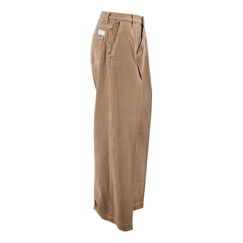 Nine In The Morning Bruine Broek voor een Stijlvolle Look Brown Dames