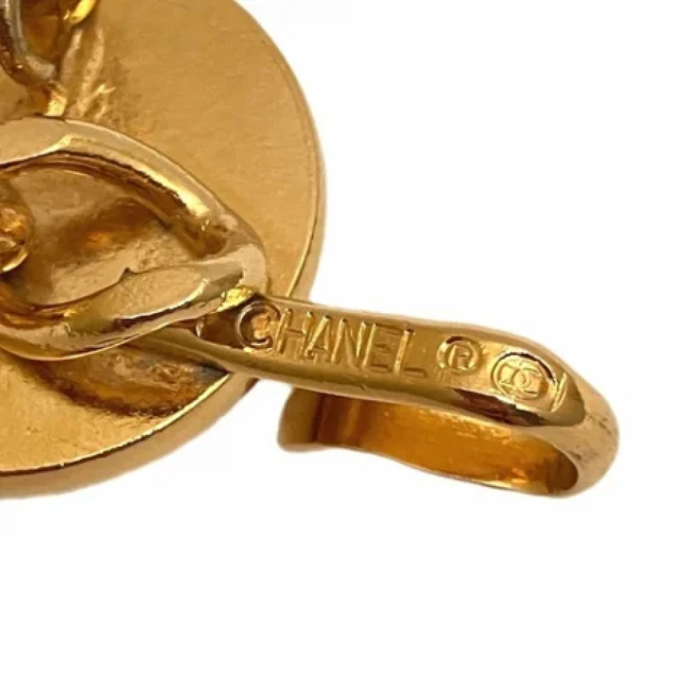 Chanel Vintage Pre-owned Metal belts Yellow Dames