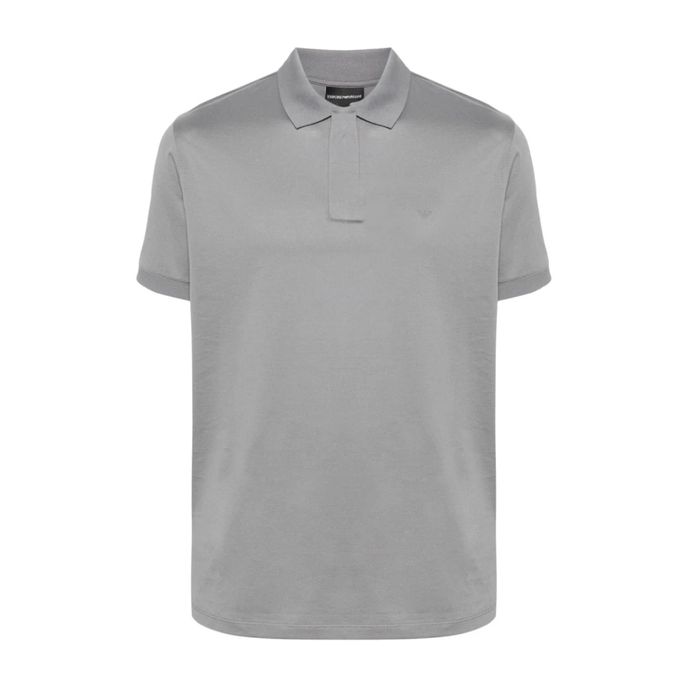 Emporio Armani Polo Shirts Gray Heren
