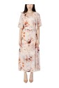roze-bloemen-v-hals-maxi-jurk