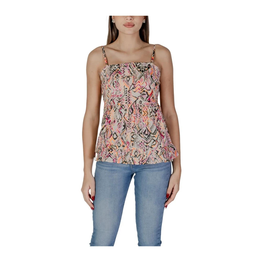 b.Young Multicolor katoenen top Dames T-shirt Multicolor Dames