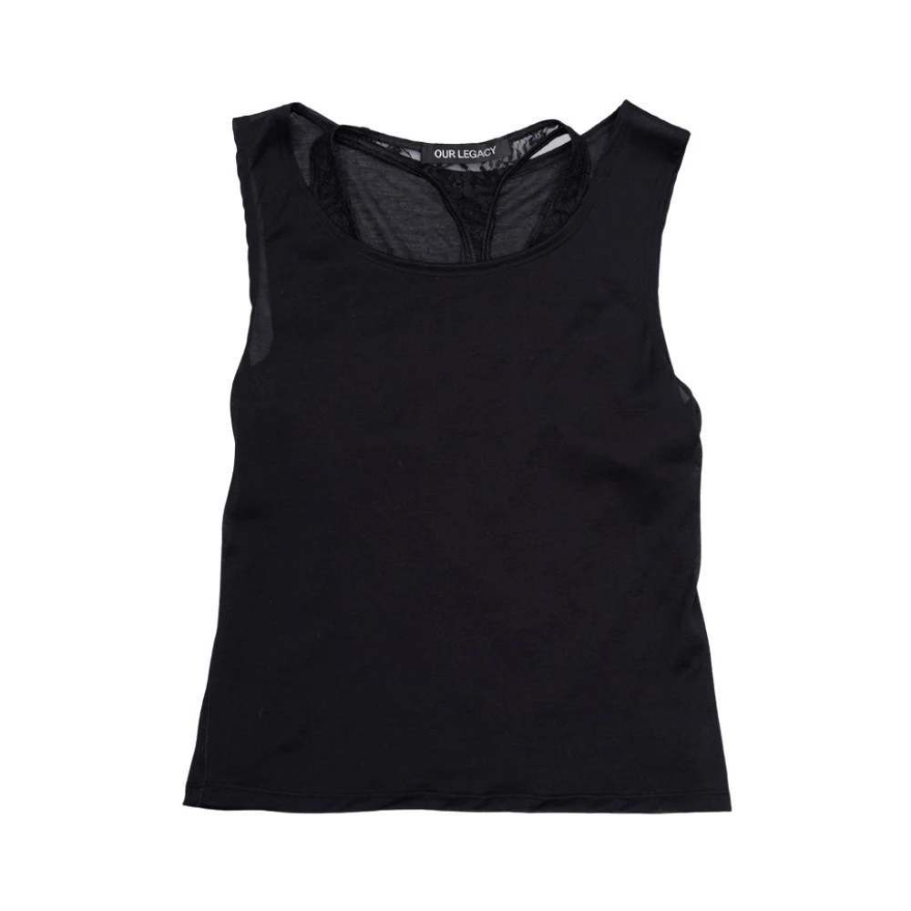 Our Legacy Women's Black Swim Tank - Sleeveless Tops - S - Tops