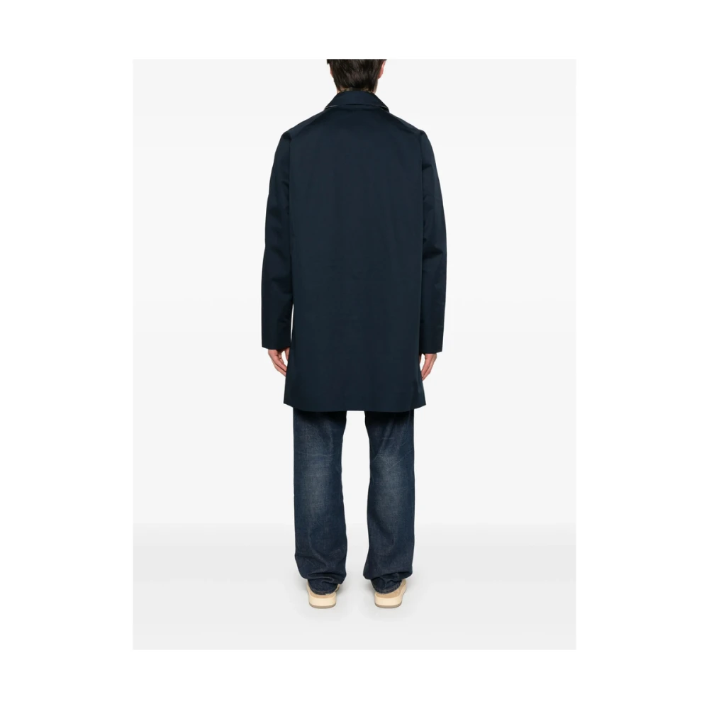 Barbour Navy Blue Buitenkleding met Lange Mouwen Blue Heren