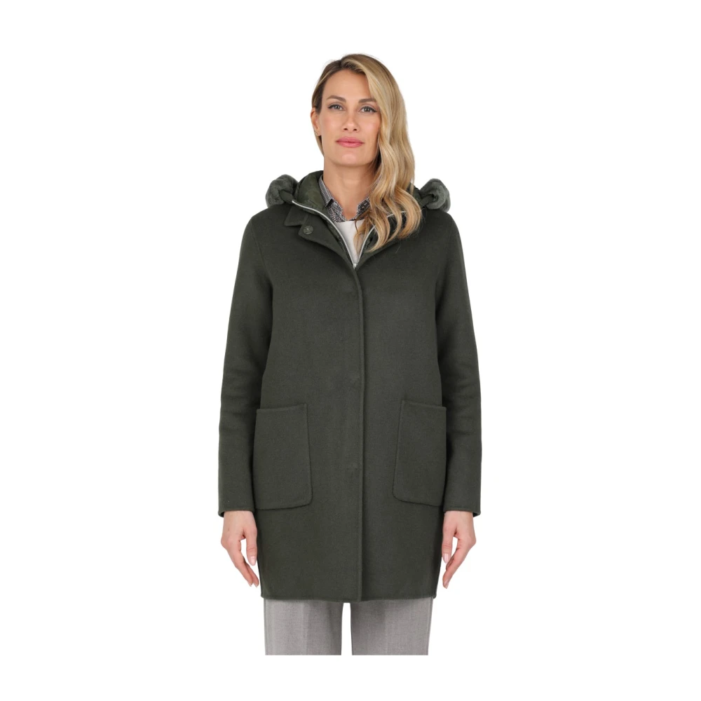 Gimo's - Coats > Parkas - Green - Gimo's - Modalova