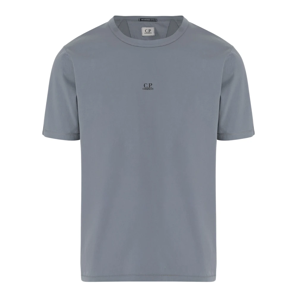 C.P. Company Katoenen Jersey Crew Neck T-shirt Gray Heren