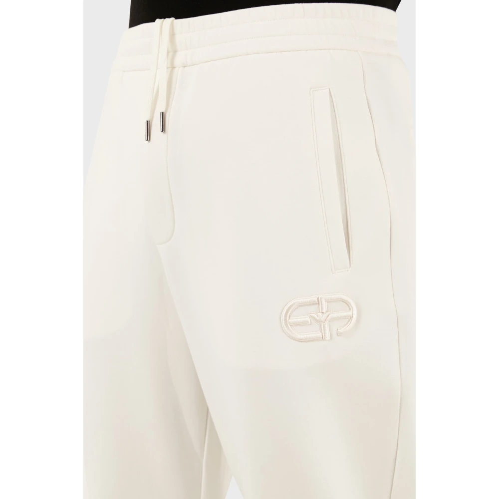 Emporio Armani Hot White Broek Stijlvol Comfortabel Zakken White Heren