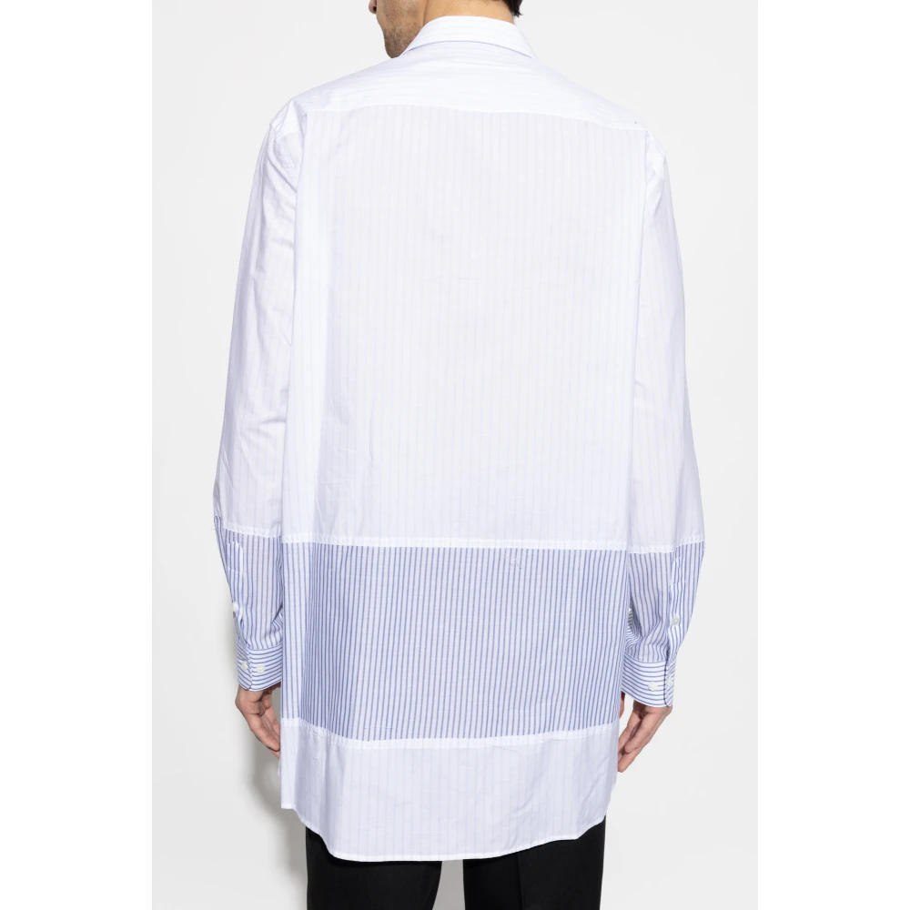 MM6 Maison Margiela Shirt met streepmotief White Heren