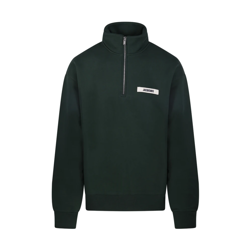 Jacquemus Gros Grain Sweatshirt in Donkergroen Green Heren