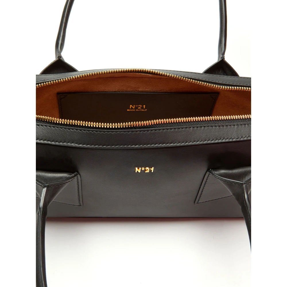 N21 Stijlvolle Schoudertas Black Dames