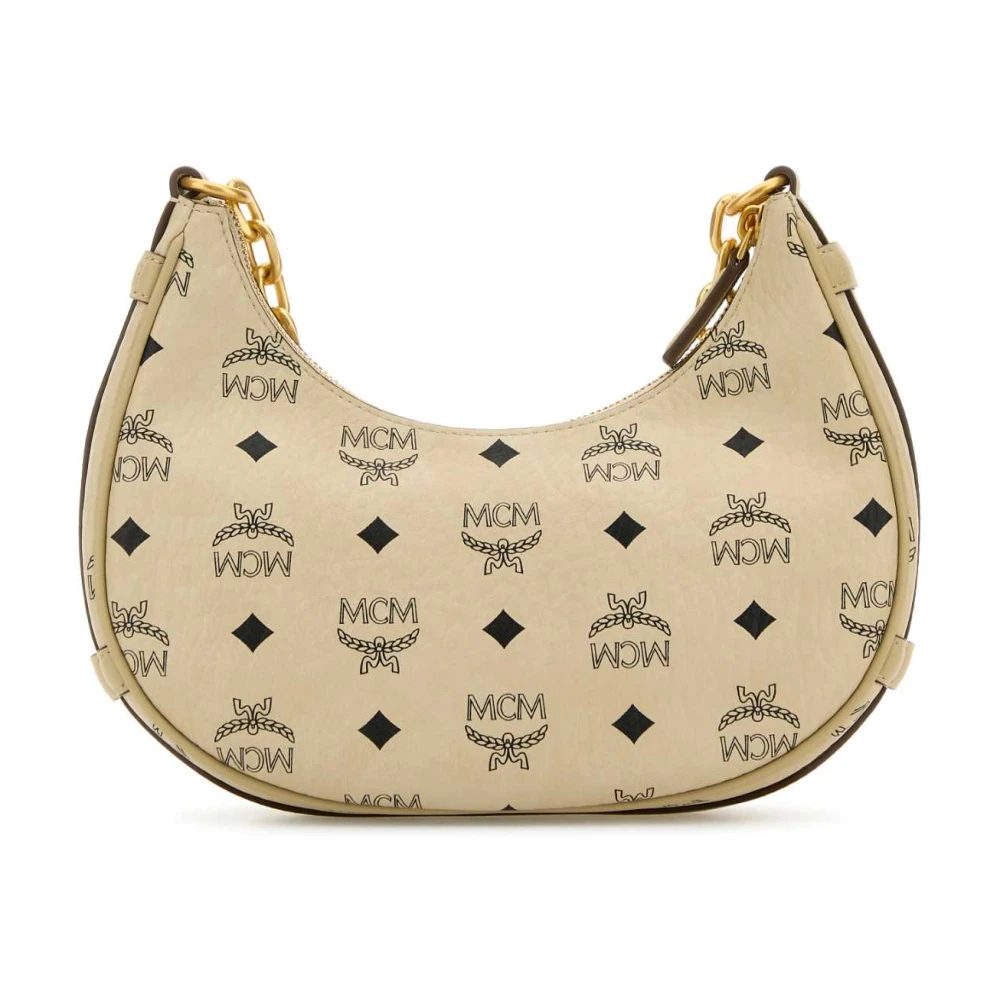 MCM Canvas Crescent Schoudertas Multicolor Dames