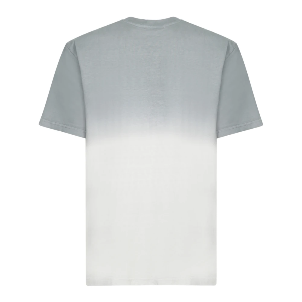 JW Anderson T-shirt met gradiënt effect en ronde hals Gray Heren