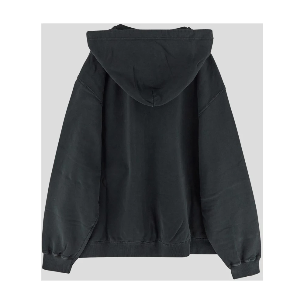MM6 Maison Margiela Katoenen Logo Hoodie Black Heren