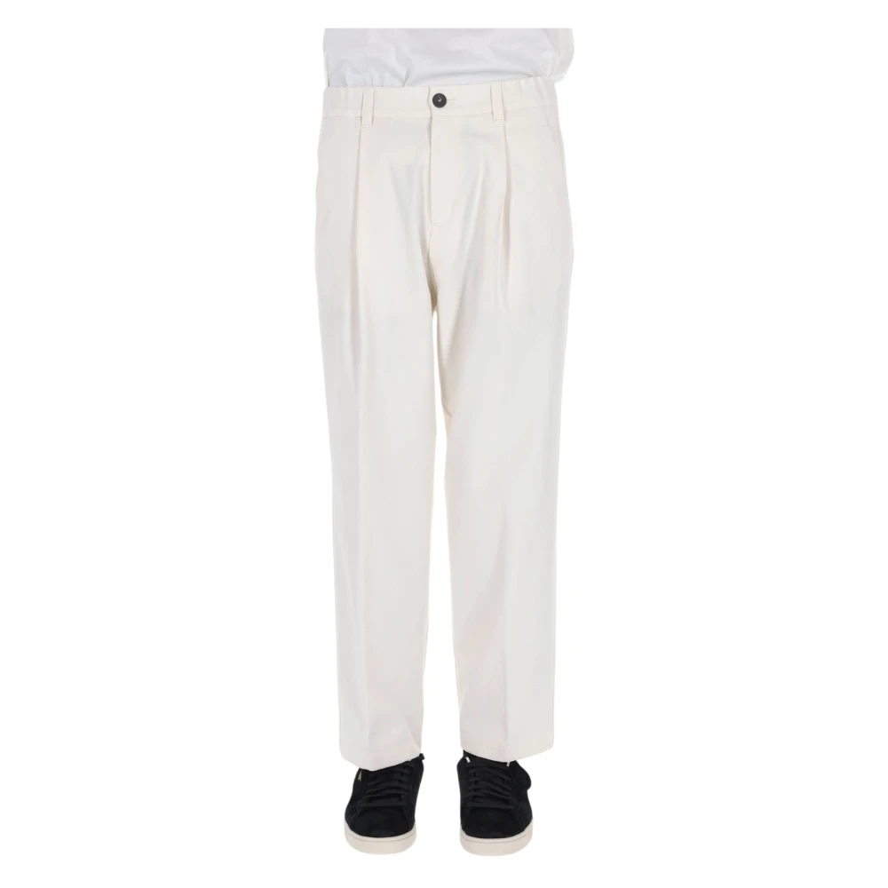 Herno Hombre Blanco Pantalones, Talla: L