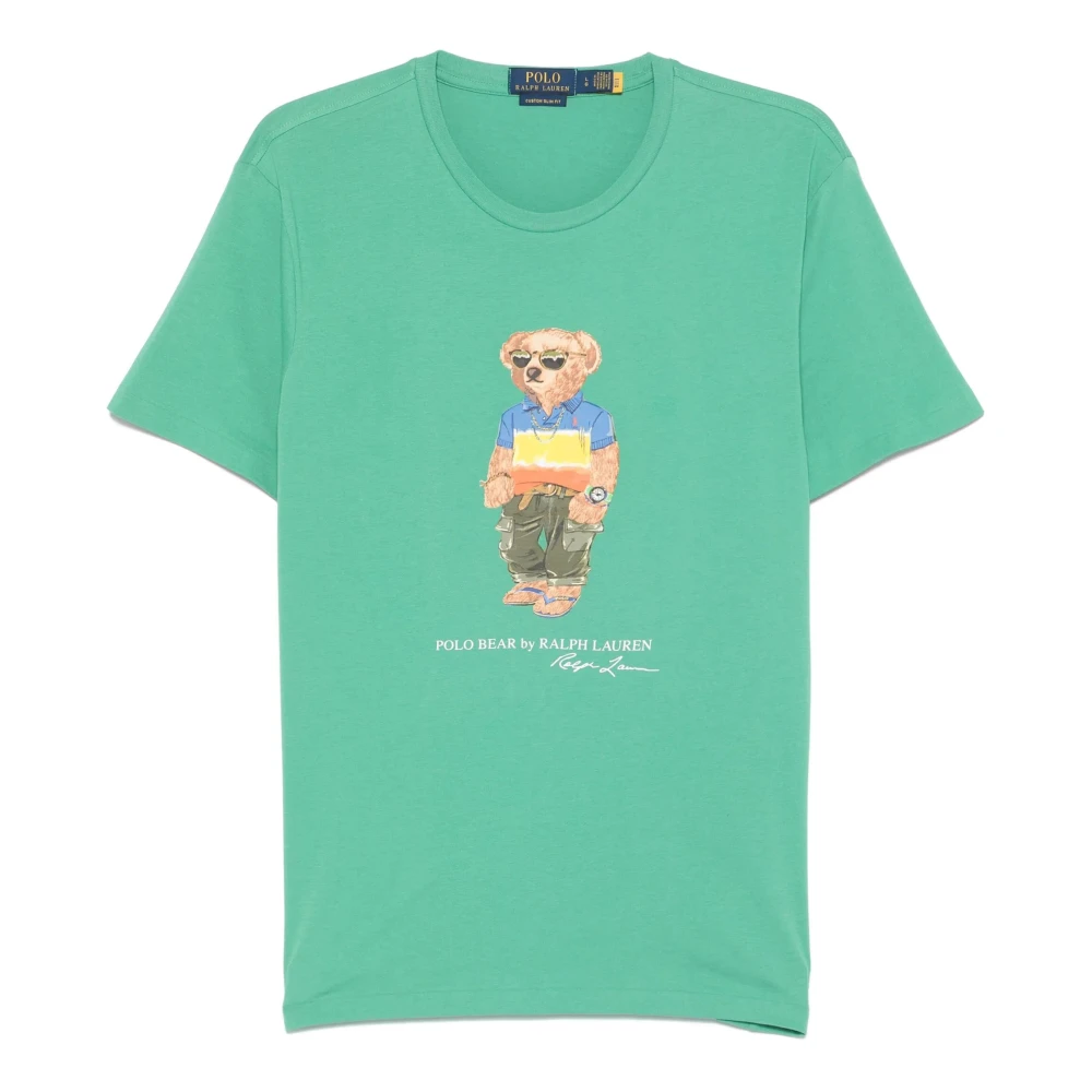 Polo Ralph Lauren Uomo Verde Top, L, New,