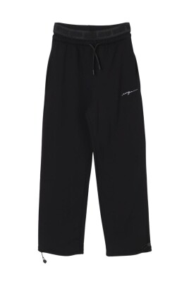 enfants-joggers-noirs-avec-cordon