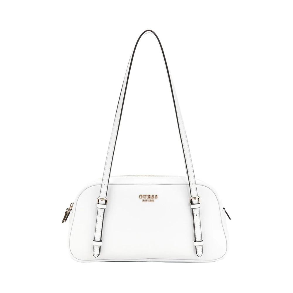 Guess Elegante witte handtas met gouden details White Dames