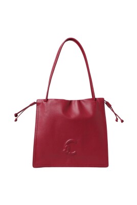 red-drawstring-shoulder-bag