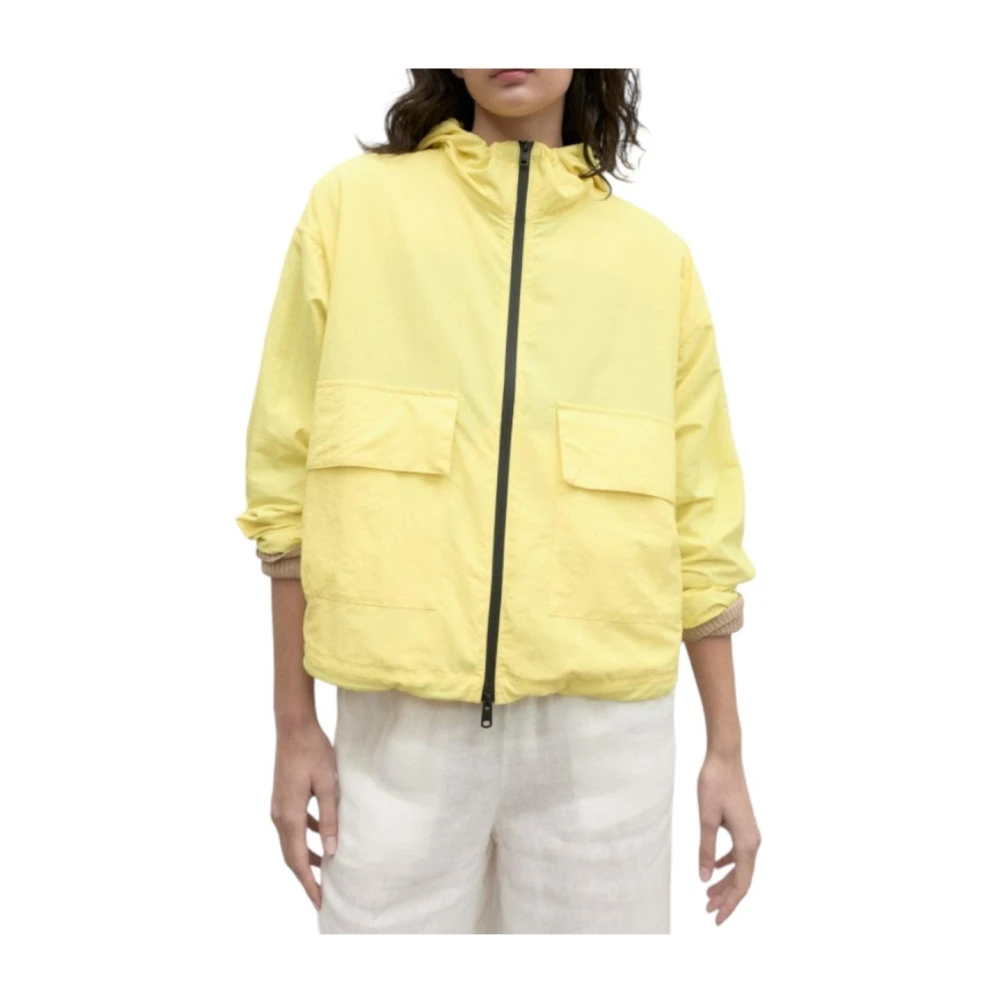 Ecoalf Women's Yellow Nevisalf Rain Jacket