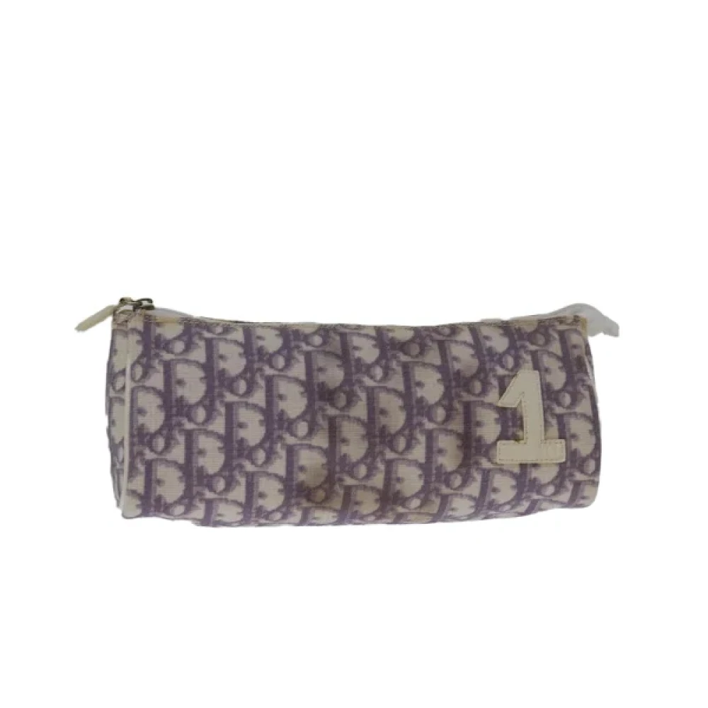 Dior Vintage Pre-owned Canvas dior-bags Purple Dames