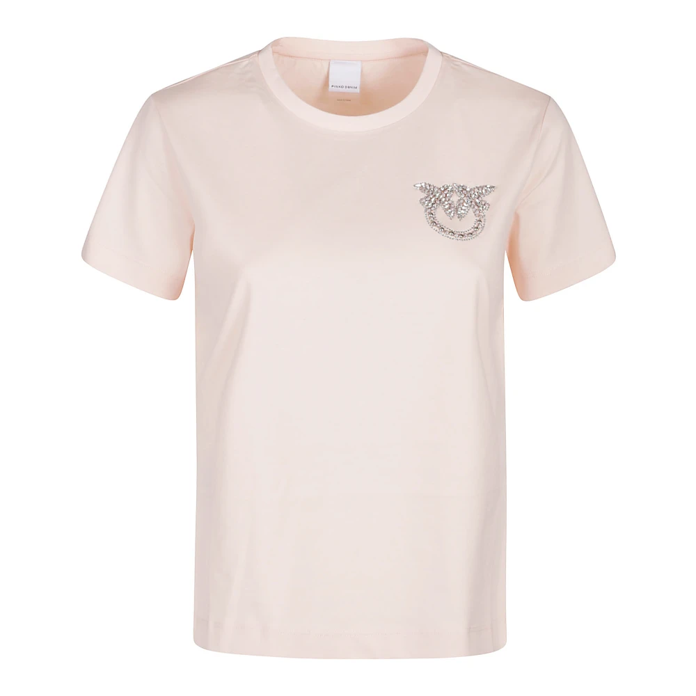 Pinko Nambrone Casual T-shirt Pink Dames