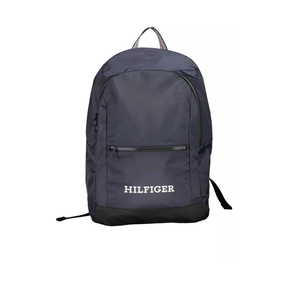 Tommy Hilfiger Blå Laptop Ryggsäck med Stil och Funktionalitet Blue, Herr