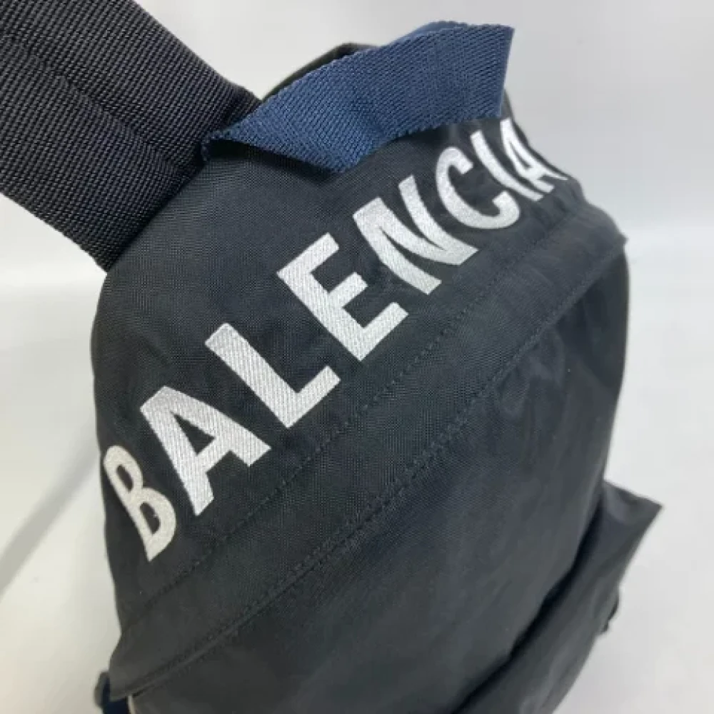 Balenciaga Vintage Pre-owned Fabric balenciaga-bags Black Heren