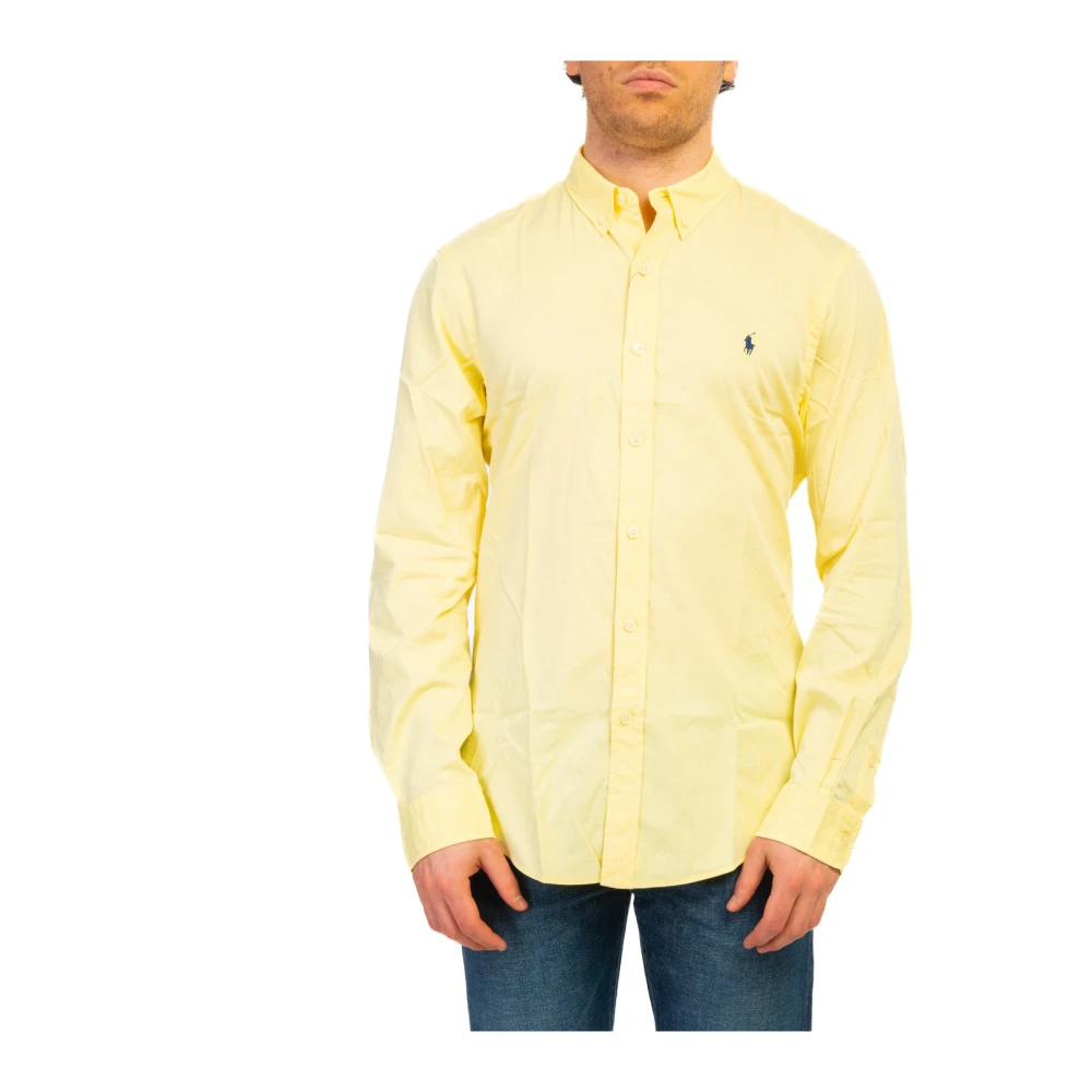 Polo Ralph Lauren Gul Bristol Skjorta - Klassisk Design Yellow, Herr