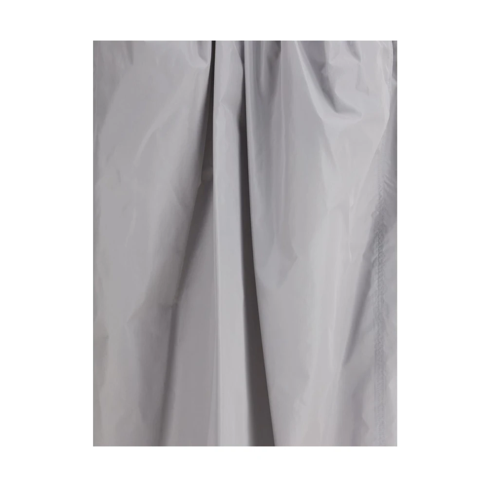 Fabiana Filippi Elegant Midi Trenchcoat Gray Dames