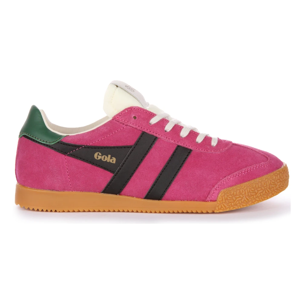 Gola Suede Leather Low Top Heritage Trainers - Female - Sneakers - Pink - 3 Uk - Shoes