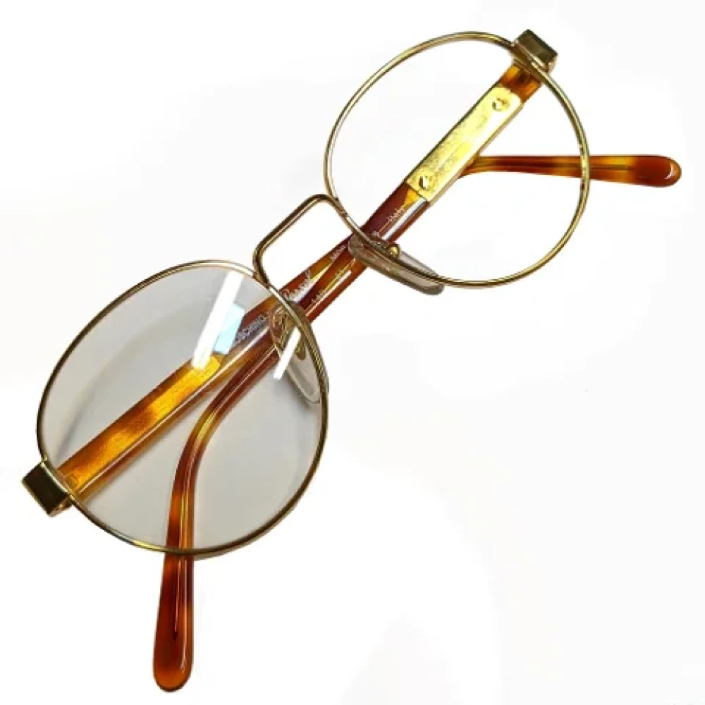 Moschino Pre-Owned Pre-owned Metal sunglasses Yellow Dames